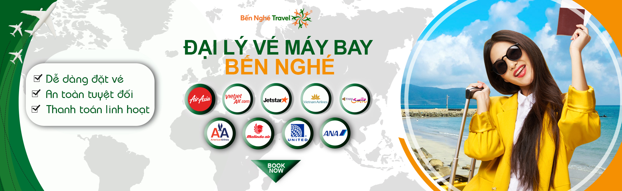 Du Lịch Bến Nghé - Đại Lý Vé Máy Bay